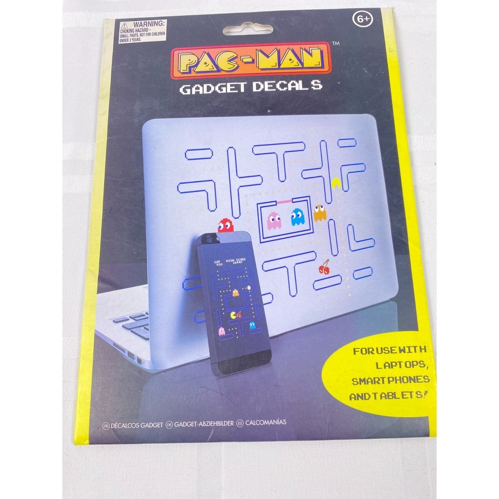 Pac-Man Gadget Decals Video Game Stickers for Laptops , Smart Phones , Tablets